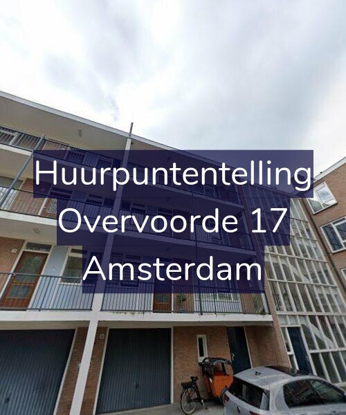 Foto gevel Huurpuntentelling voor Overvoorde 17, Amsterdam
