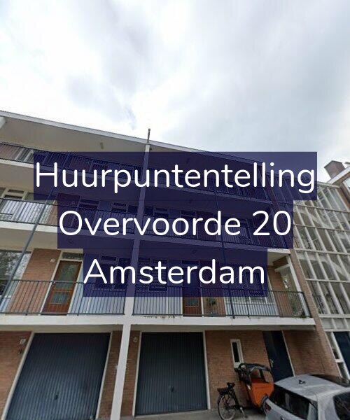 Foto gevel Huurpuntentelling voor Overvoorde 20, Amsterdam