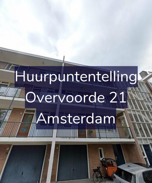 Foto gevel Huurpuntentelling voor Overvoorde 21, Amsterdam