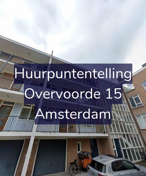 Foto gevel Huurpuntentelling voor Overvoorde 15, Amsterdam