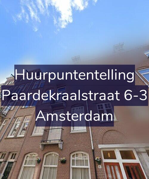 Foto gevel Huurpuntentelling voor Paardekraalstraat 6-3, Amsterdam