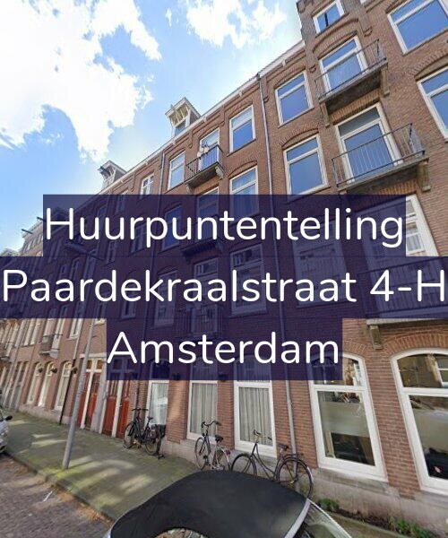 Foto gevel Huurpuntentelling voor Paardekraalstraat 4-H, Amsterdam