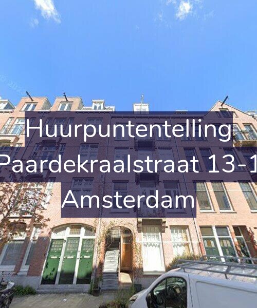 Foto gevel Huurpuntentelling voor Paardekraalstraat 13-1, Amsterdam