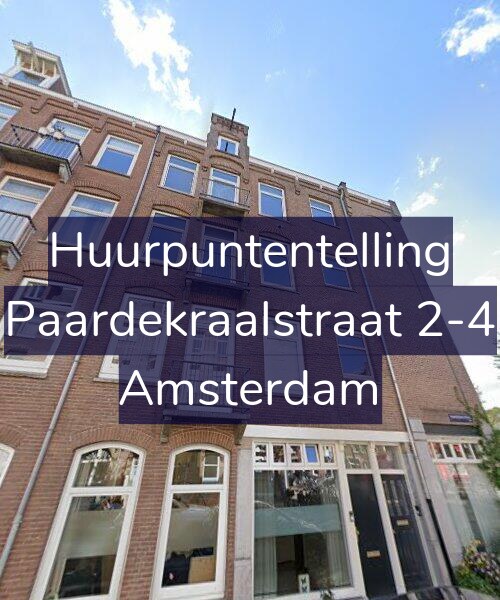 Foto gevel Huurpuntentelling voor Paardekraalstraat 2-4, Amsterdam