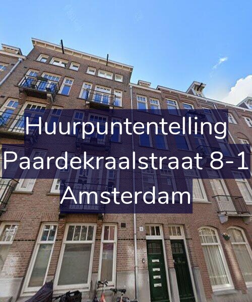 Foto gevel Huurpuntentelling voor Paardekraalstraat 8-1, Amsterdam