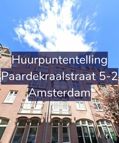 Foto gevel Huurpuntentelling voor Paardekraalstraat 5-2, Amsterdam