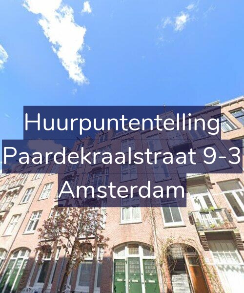 Foto gevel Huurpuntentelling voor Paardekraalstraat 9-3, Amsterdam