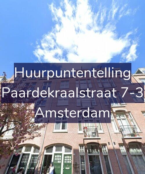 Foto gevel Huurpuntentelling voor Paardekraalstraat 7-3, Amsterdam