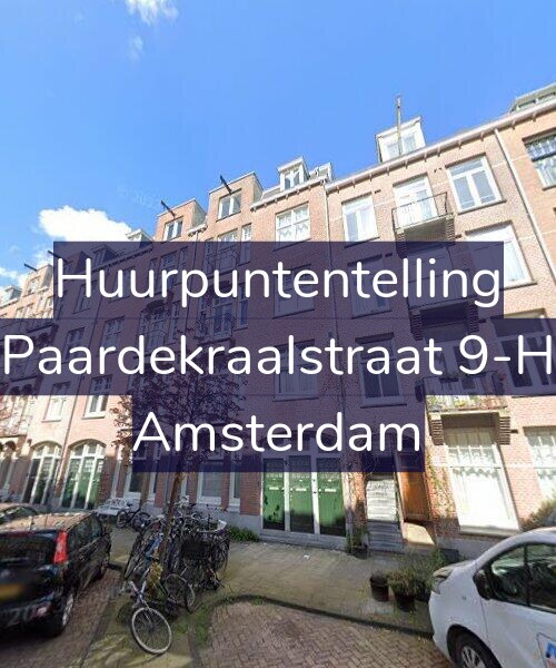 Foto gevel Huurpuntentelling voor Paardekraalstraat 9-H, Amsterdam