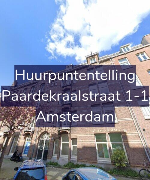 Foto gevel Huurpuntentelling voor Paardekraalstraat 1-1, Amsterdam