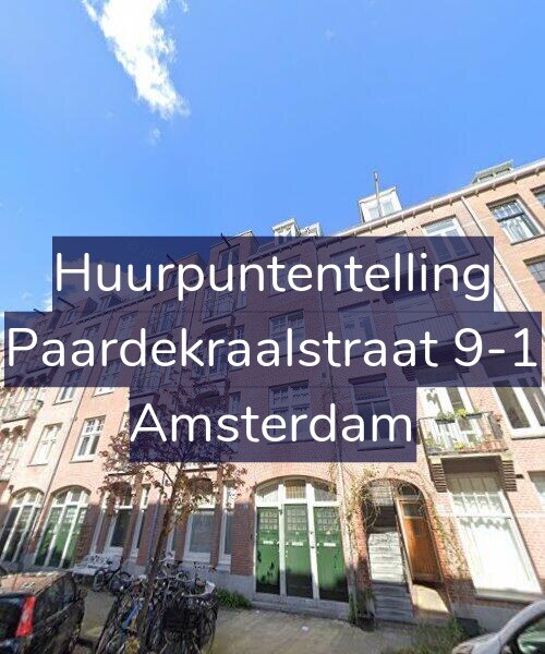 Foto gevel Huurpuntentelling voor Paardekraalstraat 9-1, Amsterdam