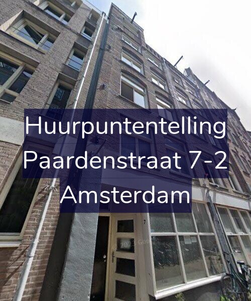 Foto gevel Huurpuntentelling voor Paardenstraat 7-2, Amsterdam