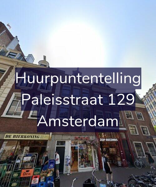Foto gevel Huurpuntentelling voor Paleisstraat 129, Amsterdam