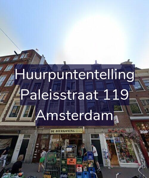 Foto gevel Huurpuntentelling voor Paleisstraat 119, Amsterdam