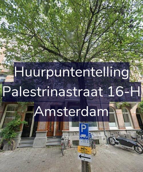 Foto gevel Huurpuntentelling voor Palestrinastraat 16-H, Amsterdam