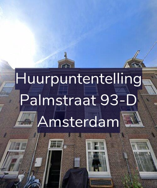 Foto gevel Huurpuntentelling voor Palmstraat 93-D, Amsterdam