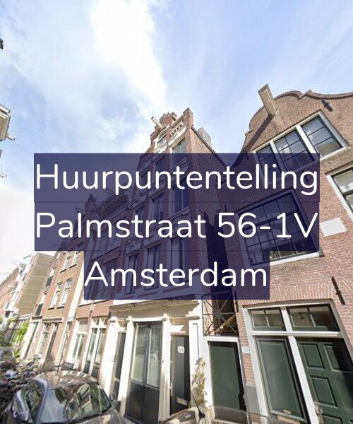Foto gevel Huurpuntentelling voor Palmstraat 56-1V, Amsterdam