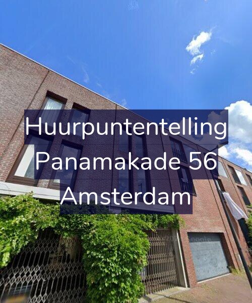 Foto gevel Huurpuntentelling voor Panamakade 56, Amsterdam