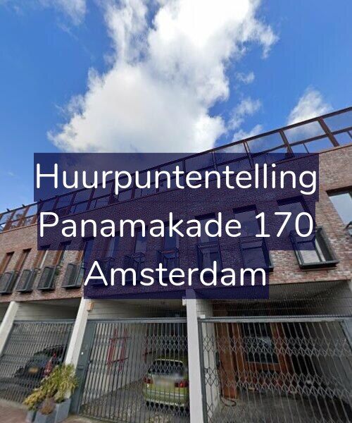 Foto gevel Huurpuntentelling voor Panamakade 170, Amsterdam