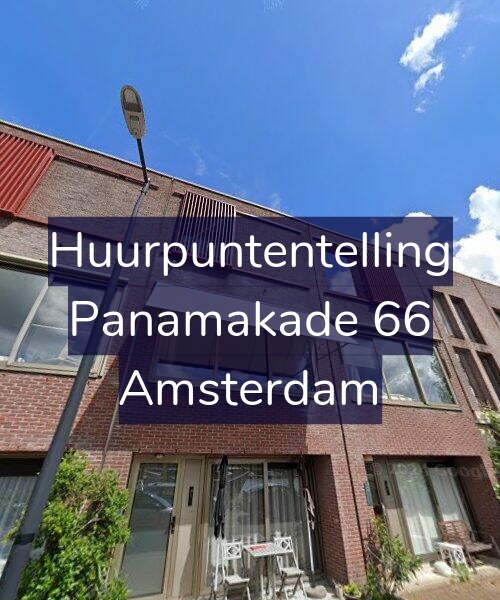 Foto gevel Huurpuntentelling voor Panamakade 66, Amsterdam