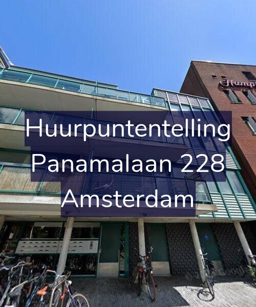Foto gevel Huurpuntentelling voor Panamalaan 228, Amsterdam