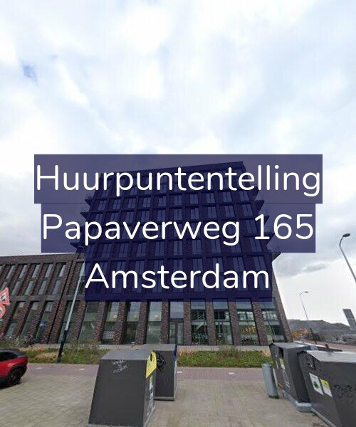 Foto gevel Huurpuntentelling voor Papaverweg 165, Amsterdam