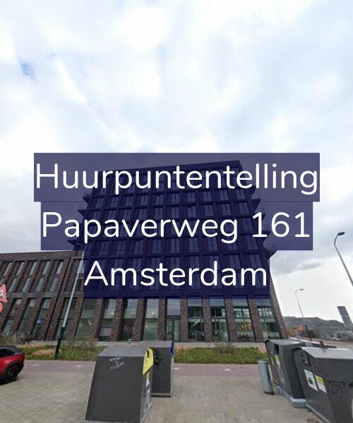 Foto gevel Huurpuntentelling voor Papaverweg 161, Amsterdam
