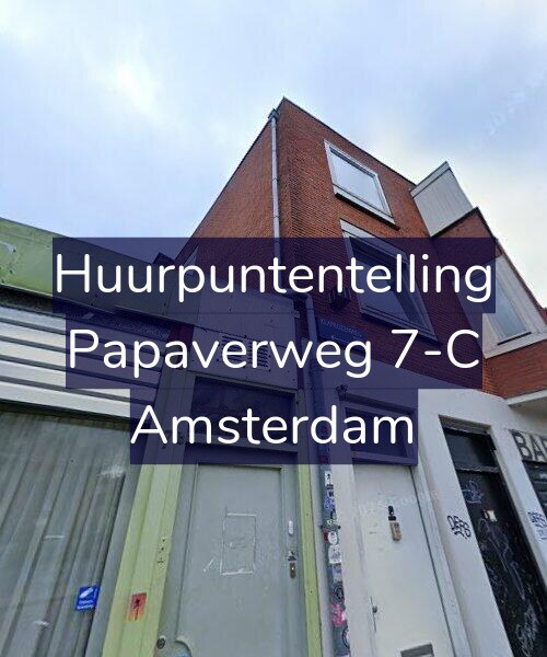 Foto gevel Huurpuntentelling voor Papaverweg 7-C, Amsterdam