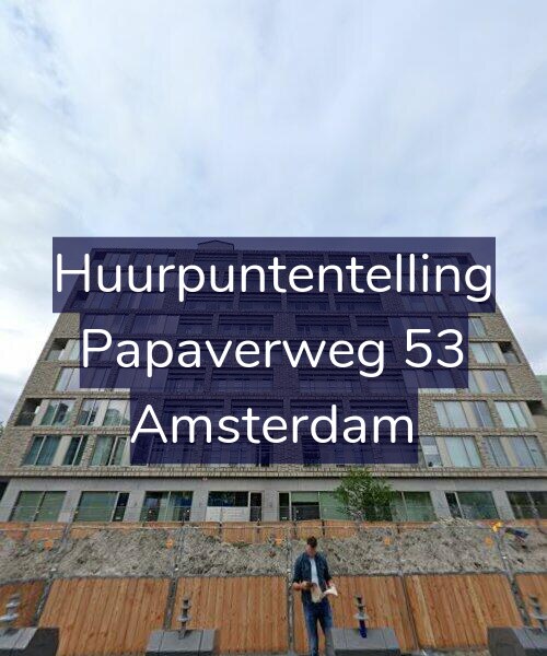 Foto gevel Huurpuntentelling voor Papaverweg 53, Amsterdam