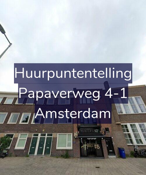 Foto gevel Huurpuntentelling voor Papaverweg 4-1, Amsterdam