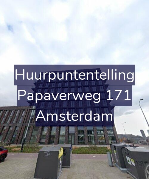 Foto gevel Huurpuntentelling voor Papaverweg 171, Amsterdam