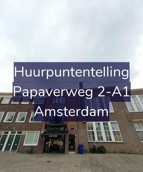 Foto gevel Huurpuntentelling voor Papaverweg 2-A1, Amsterdam
