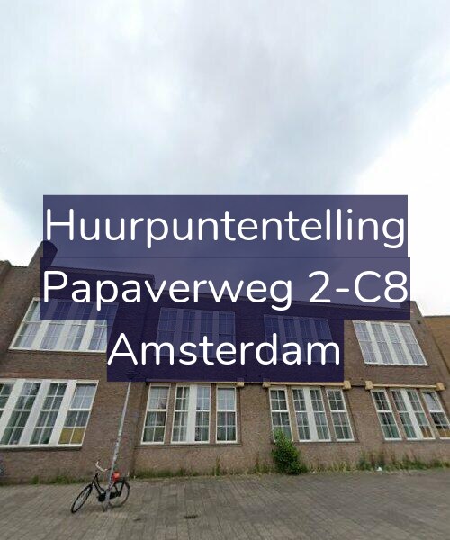 Foto gevel Huurpuntentelling voor Papaverweg 2-C8, Amsterdam