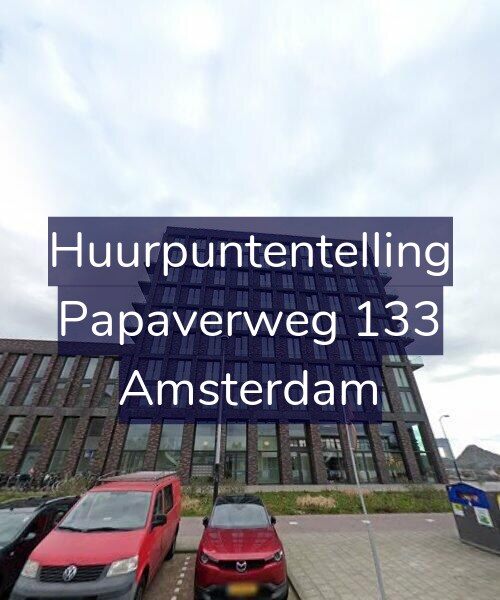 Foto gevel Huurpuntentelling voor Papaverweg 133, Amsterdam