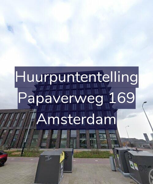 Foto gevel Huurpuntentelling voor Papaverweg 169, Amsterdam