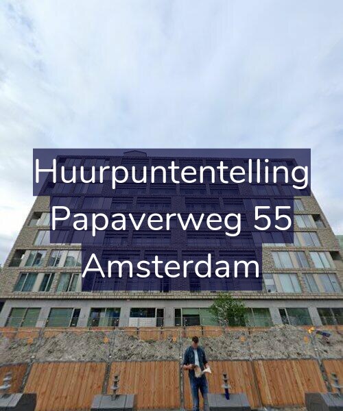 Foto gevel Huurpuntentelling voor Papaverweg 55, Amsterdam