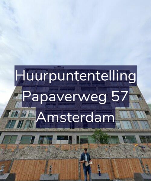 Foto gevel Huurpuntentelling voor Papaverweg 57, Amsterdam