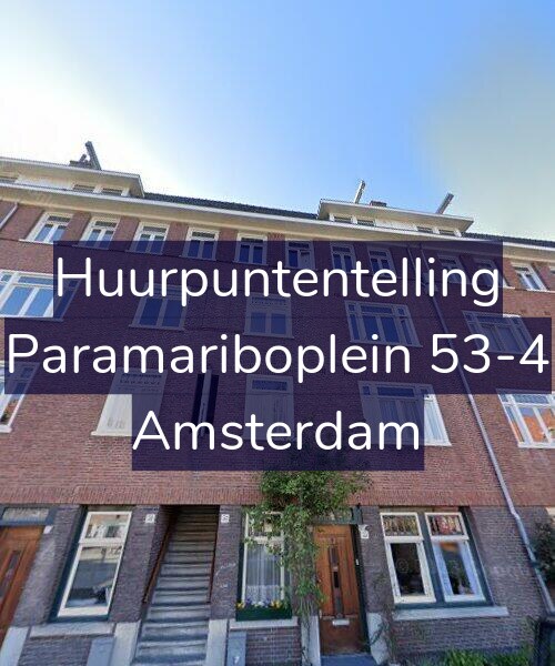 Foto gevel Huurpuntentelling voor Paramariboplein 53-4, Amsterdam
