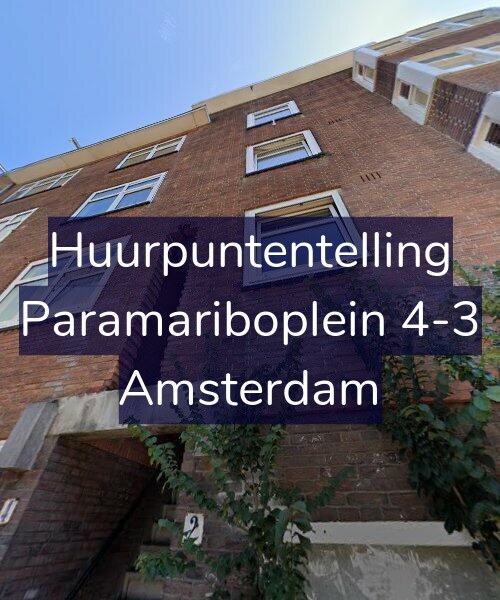 Foto gevel Huurpuntentelling voor Paramariboplein 4-3, Amsterdam