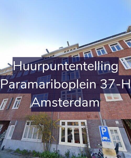 Foto gevel Huurpuntentelling voor Paramariboplein 37-H, Amsterdam
