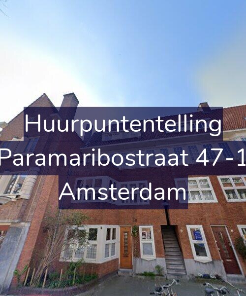 Foto gevel Huurpuntentelling voor Paramaribostraat 47-1, Amsterdam