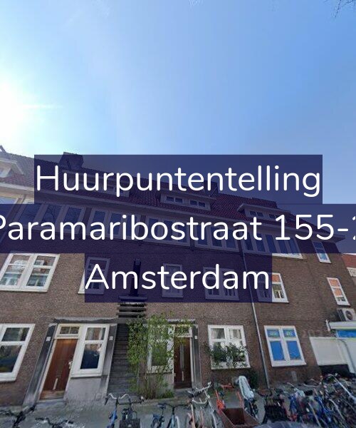 Foto gevel Huurpuntentelling voor Paramaribostraat 155-2, Amsterdam