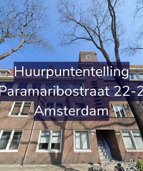 Foto gevel Huurpuntentelling voor Paramaribostraat 22-2, Amsterdam