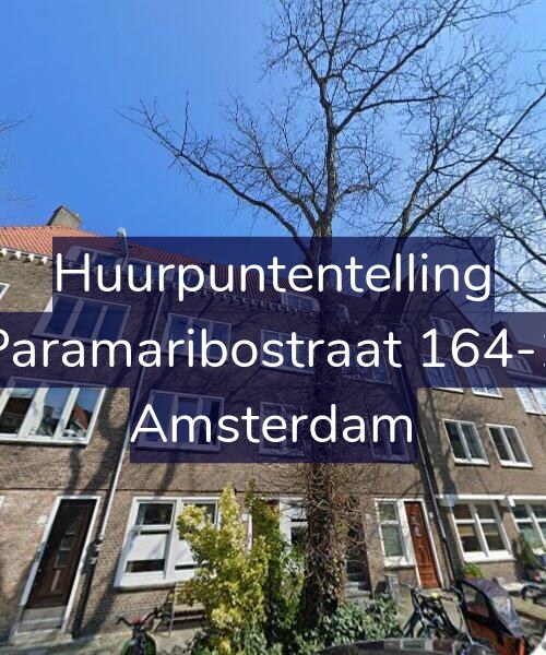 Foto gevel Huurpuntentelling voor Paramaribostraat 164-1, Amsterdam