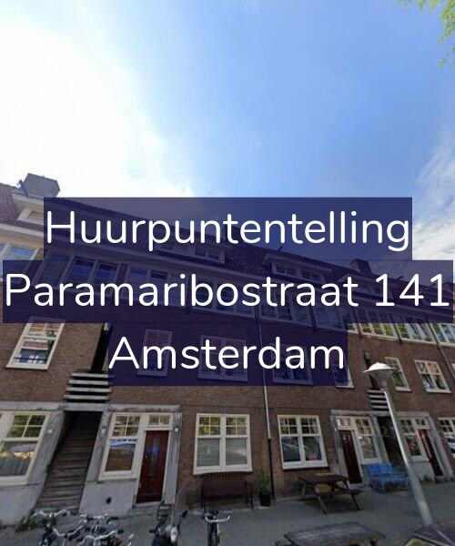 Foto gevel Huurpuntentelling voor Paramaribostraat 141, Amsterdam