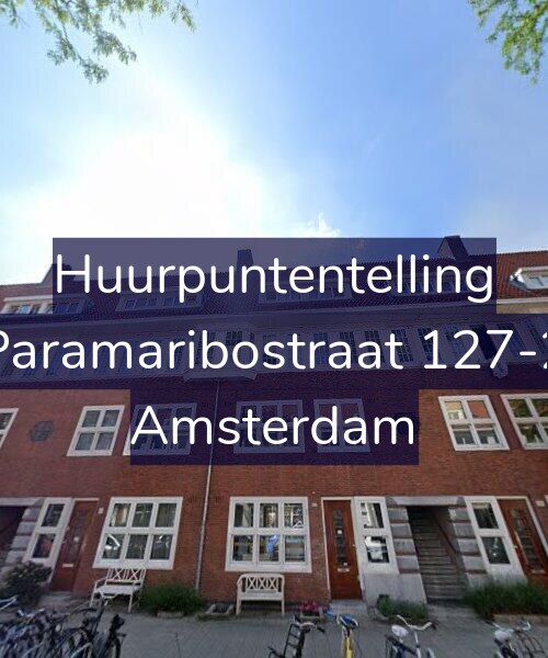 Foto gevel Huurpuntentelling voor Paramaribostraat 127-2, Amsterdam