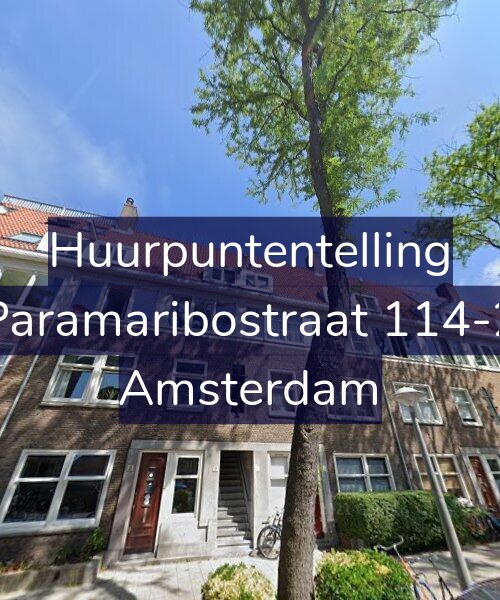 Foto gevel Huurpuntentelling voor Paramaribostraat 114-2, Amsterdam