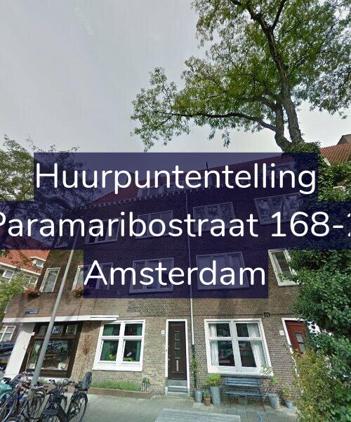 Foto gevel Huurpuntentelling voor Paramaribostraat 168-2, Amsterdam