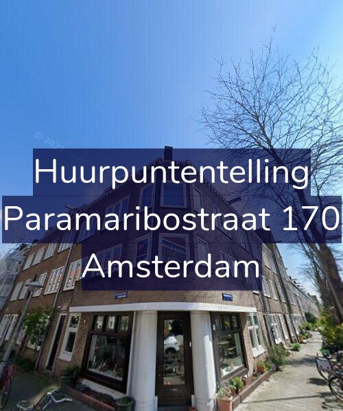 Foto gevel Huurpuntentelling voor Paramaribostraat 170, Amsterdam