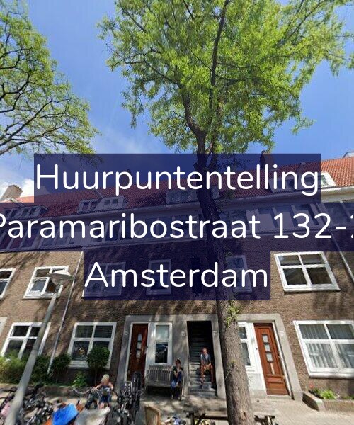 Foto gevel Huurpuntentelling voor Paramaribostraat 132-2, Amsterdam
